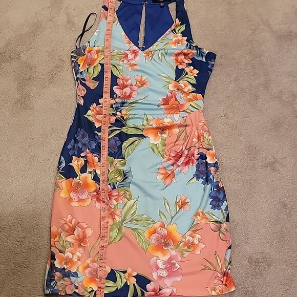 Guess Floral Sleeveless Dress Sz 8 - Picture 6 of 12